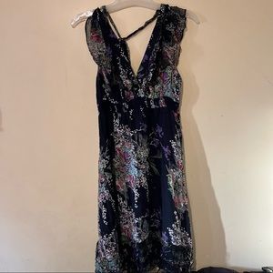 Beautiful floral dress size large by DEPT
